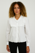 S215 STUDDED COTTON TOP (BLK, WHT)