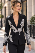 GF1584 CONTRAST GRAPHIC PRINT JACKET