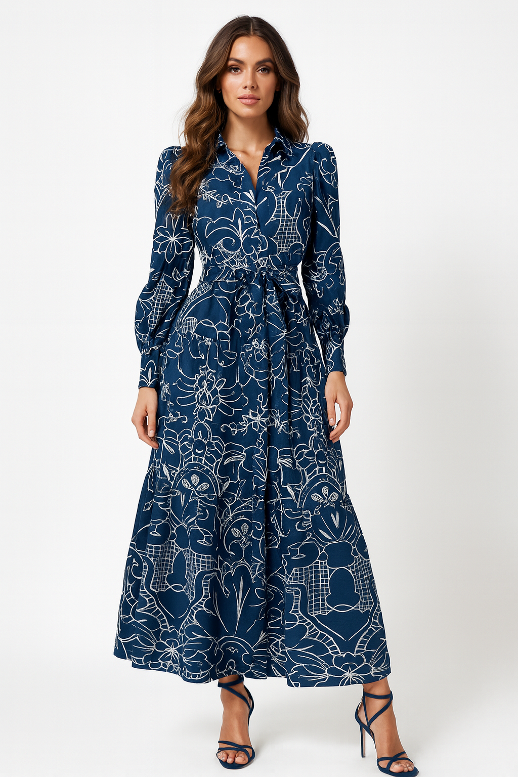CH0118 FLORAL PRINT MAXI DRESS – N by Nancy