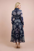 GF1563 PAISLEY PRINT  MAXI DRESS