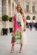 N2622 BLOSSOM CRINKLE MAXI DRESS