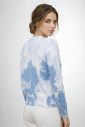 SK032 TIE DYE CARDIGAN SWEATER