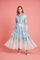 GF1572 BAROQUE PRINT SHIRT MAXI DRESS