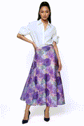 3172 A LINE LILAC SKIRT