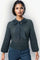 ZL001 DRAWSTRING NECK SWEATER (PINK, OLIVE, WHT)