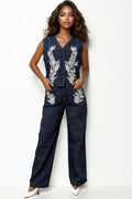 E8030 DENIM VEST / PANT SET