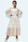 S3069 EMBROIDERY FLOWER TIERED DRESS