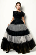 X7953 TIERED TULLE RUFFLE SKIRT