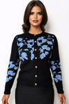 SK018 FOLIAGE CARDIGAN SWEATER