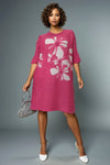 NY0003 PLEATED SLEEVE CRINKLED DRESS