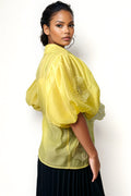 T2552 PUFF SLEEVE FLOWER TOP