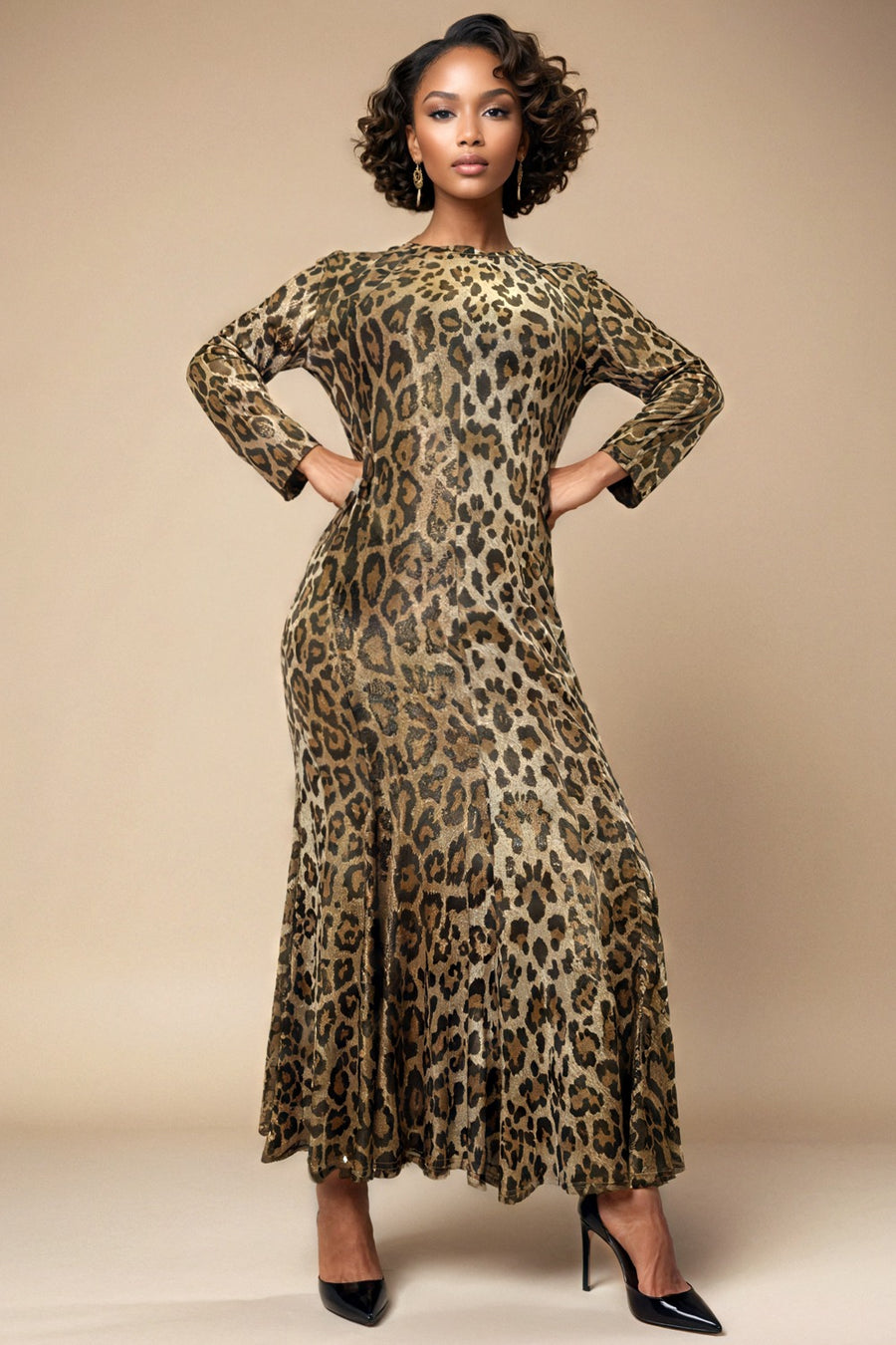 C3511 BODYCON MAXI DRESS