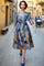 S3086 JACQUARD MIDI DRESS