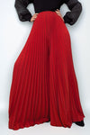 NY0013 PALAZZO PLEATED PANTS (RED, CAMEL)
