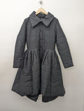 S1031 MODERN HI-LO PUFFER COAT DRESS