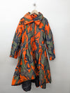 S1031 MODERN HI-LO PUFFER COAT DRESS