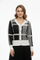 LS65088 STRIPED CARDIGAN SWEATER