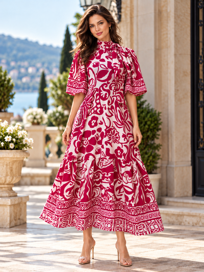 T80118 MAXI DRESS