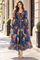 GF17880 FLORAL PRINT SHIRT MAXI DRESS