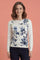SK027 FLORAL BUTTERFLY CARDIGAN SWEATER