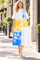 W8327 OVERSIZE BUTTON DOWN DRESS (BLK, WHT)