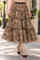 CH0003 ENCHANTED GARDEN ORGANZA MAXI SKIRT