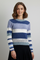 US0003 STRIPE CHUNKY KNIT SWEATER
