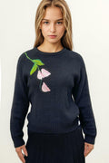 SA5071 SWEATER (WHT, BLK)