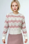 H5836 STRIPED PULLOVER SWEATER