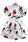 W51529 ROSE PRINT MIDI DRESS
