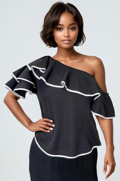 SS11 ONE SHOULDER TOP