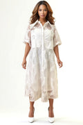 E8012 LACE DRESS (BLK, WHT)