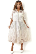 E8012 LACE DRESS (BLK, WHT)