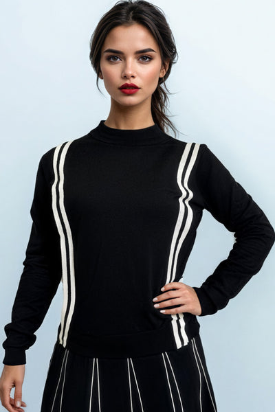 SK1076 STRIPED SWEATER