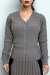 SK21093 PEARL CARDIGAN SWEATER