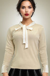 SK1069 NECKTIE SWEATER