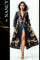 A95103 CHAIN PRINT BLAZER DRESS