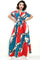 CH0091 CHAIN PRINT DRESS