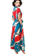 CH0091 CHAIN PRINT DRESS