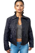S3063 QUILTED SNAP JACKET