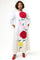 S3075 FLOWER APPLIQUE DRESS