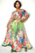 GF1162 OFF SHOULDER FLORAL DRESS (S, M, L)