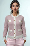 SK013 ROUND NECK CARDIGAN SWEATER