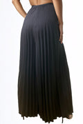 NY0019 PALAZZO PLEATED PANTS (BLK, WHT)