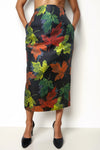 CH0087 FOLIAGE PRINT SKIRT