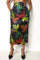 CH0087 FOLIAGE PRINT SKIRT