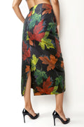 CH0087 FOLIAGE PRINT SKIRT