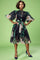 GF1261 TIERED PUFF SLEEVE DRESS