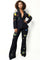 GF1198 FITTED FLORAL JACKET / PANT SET