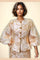 A94150 PUFF SLEEVE TOP/ SKIRT SET